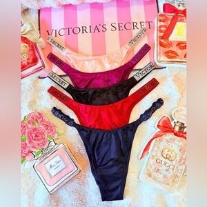 🩷🩷Victoria's Secret Shine strap panty bundle size Medium 🩷🩷